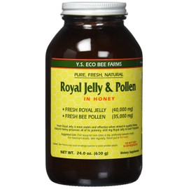 Fresh Royal Jelly + Bee Pollen, Honey Mix - 40,000 mg YS Eco Bee Farms 24.0 oz.