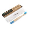 t-brush Kids Bamboo Toothbrush - Blue Colour - Cute Fun