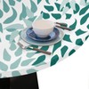 Round Table Cloth Cover for Home Elastic Edge Waterproof Fitted