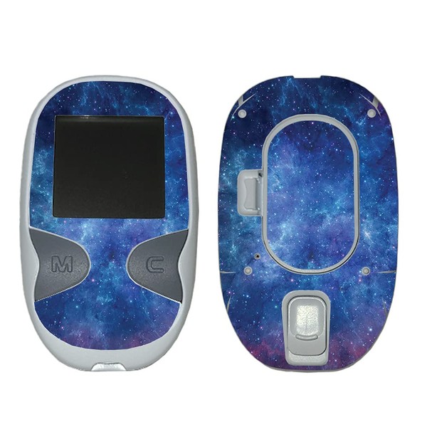 MightySkins Skin Compatible with Care Touch Glucose Meter - Nebula