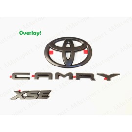 Toyota OEM 2018-2023 TOYOTA CAMRY XSE BLACKOUT EMBLEM OVERLAY KIT GEN OEM PT948-03190-02
