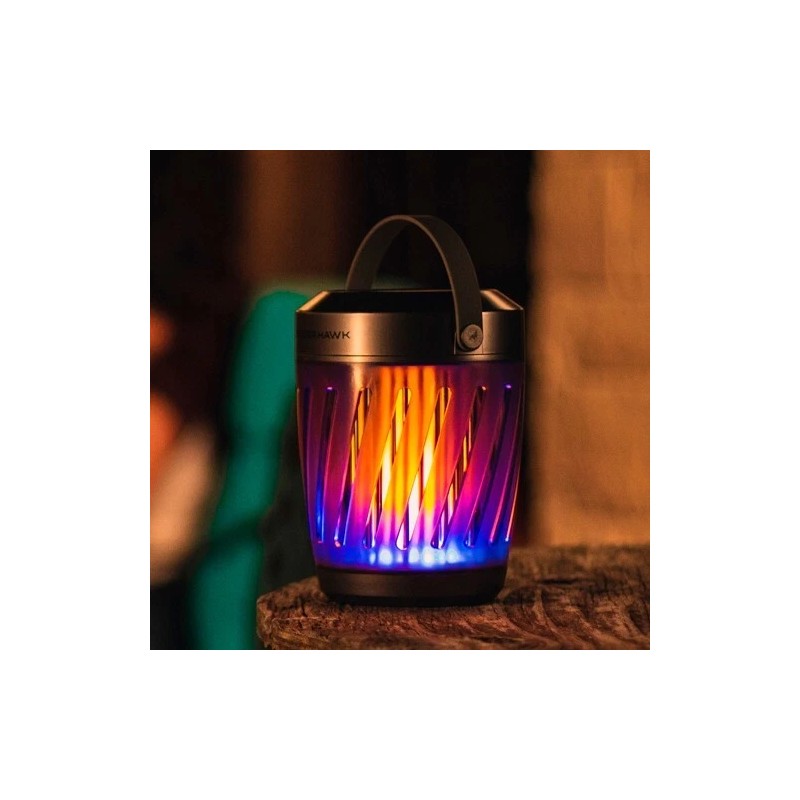 SKEETER HAWK SKE-ZAP-1007 Solar Mosquito Zapper & LED Lantern –