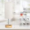 Dicoool Touch Bedside Table Lamp with USB - 3 Way