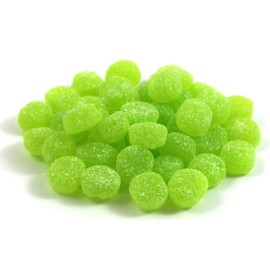 HolanDeli Gummy Sour Apple Buttons. 1lb