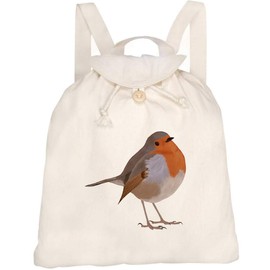 Azeeda 'Robin' Canvas Rucksack/Backpack (RK00013134)