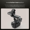 SmallRig FX3/FX30 XLR Handle Extension Mount Plate Kit with Cold