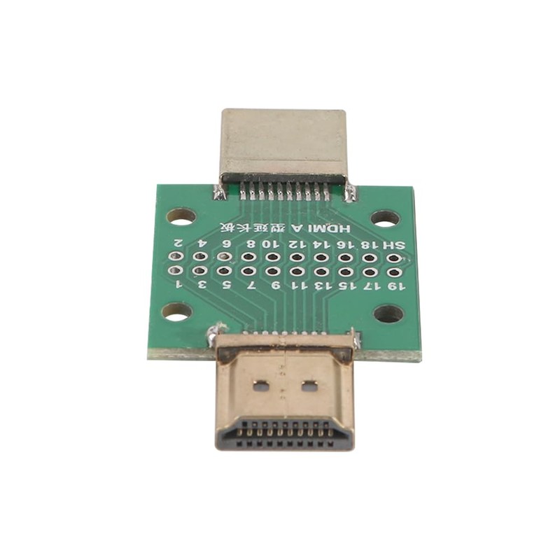 ieron 2Pcs HDMI Male to Male 2.54 DIP Double-Sided Socket