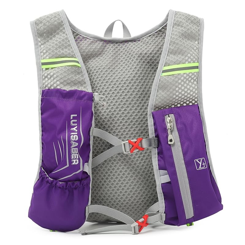 Running Vest Men Women Ultralight Breathable & Adjustable Hydration Backpack