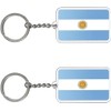 Llavero Argentina con bandera Argentina (2 unidades), Bandera Argentina, medium