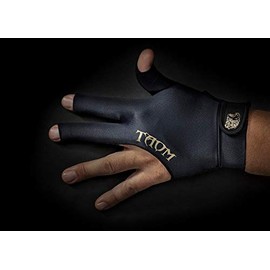 TAOM Midas Ultra Silky Thin Billiards Pool Cue Gloves Left Bridge Glove for Right Handed Player Size Medium (M)