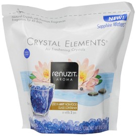 Renuzit Crystal Elements Air Freshening Crystals Refill Sapphire Waters 510g