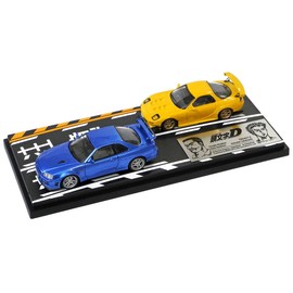 MODELER'S 1/64 Initial D Set Vol. 8, Keisuke Takahashi, RX-7 (FD3S) & Yoshizo Hoshino Skyline GT-R (BNR34), Finished Product MD64208