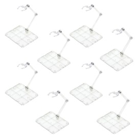 Aristal Figure Stand, Plastic Model Display Stand, For Exhibition, 180 Degree Movement, Transparent (8)