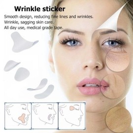 Wrinkle sticker face sheet nasolabial fold management patch tape - No.3 wing type / 링클 스티커 페이스 시트 팔자 주름 관리 패치 테이프 - No.3 날개형