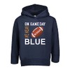 Future Tailgater Football On Game Day Toddler Pullover Fleece Hoodie