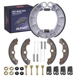 Front & Rear Brake Shoes for Honda Rancher 350 2000-2006/ Honda Rancher 400 2004-2007/Honda Foreman 400 1995-2003/Honda Foreman 450 1998-2004