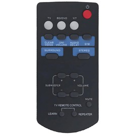 FSR60 WY57800 Replacement Remote Control for Yamaha Soundbar YAS-201 YFSR60 ATS-201 YAS-201BL TSX-112 ATS-1010 YAS-101 YAS-101BL YAS-CU201 ATS1010 YAS101 YAS-101 ASYAS. AS101BL