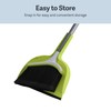 Casabella Basics 2-Piece Angled Broom and Dustpan Set, 44" Angled
