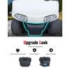 LUXEMOTO Front Bumper Cover for E-ZGO RXV, Plastic Guard Bumper
