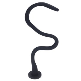 Eacam Strong Magnet Washer Door Prop, Adjust Angle Freely, Universal Fit for Front Load Washer, Aluminum Alloy + Silica Gel, Dry and Ventilated Washer, No More Mold, Eliminate Smells, (Black)