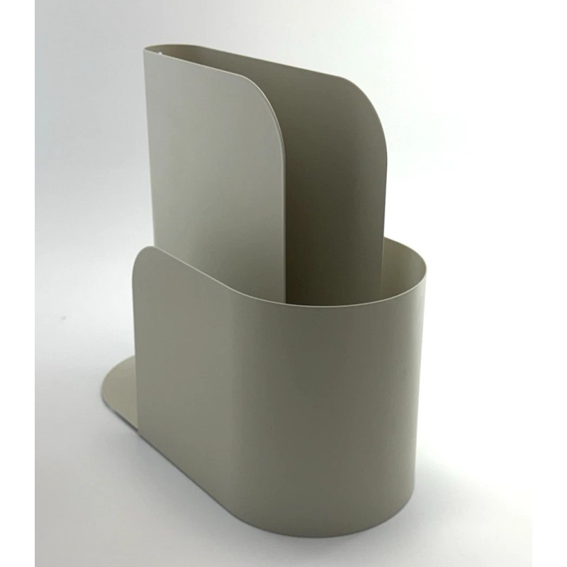 IKEA FAGNING Magazine File Light Grey-beige Steel 205.541.36 New
