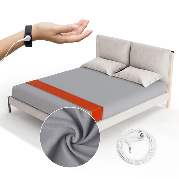 Tier One Home Fitted Grounding Sheets for Earthing, 5% Silver