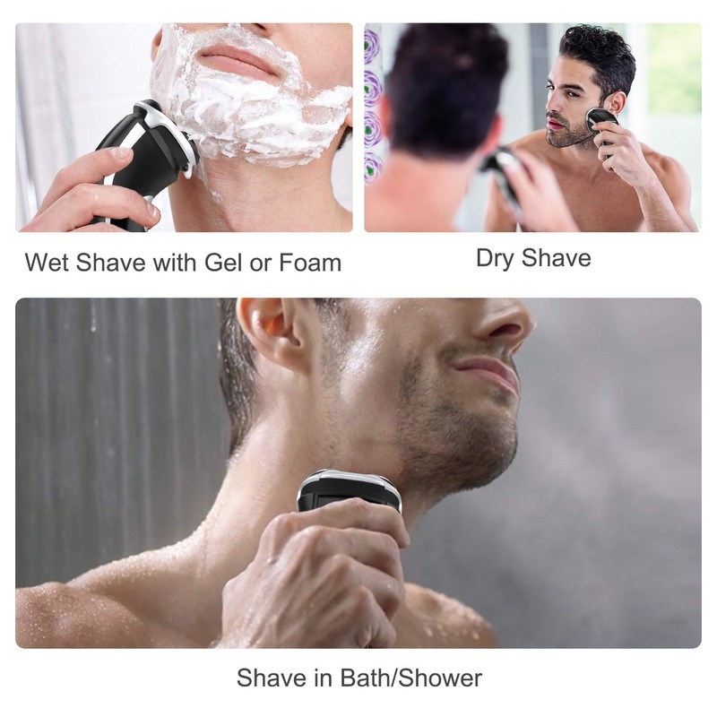 Men's Electric Shaver - MAX-T Corded and Cordless Rechargeable 3D