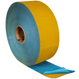 DuraMark RPT-750 Pavement Marking Tape - Reflective Slip Resistant Durable Outdoor Heavy Duty Rubber Base Tape, Bast Certified (Yellow, 4 Inch x 108 Feet)