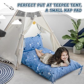 Cushion for Climbing Arch, Rocker Pillow for Toddlers Arch Climber, Floor Lounger Seats Pillow and Cover, Floor Cushion Toddler Nap Mat, Bed Floor Pillow for Kids (Blue Cushion)