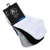 Rich Cotton Men's Multi-Pack Cushioned Performance No Show Socks -
