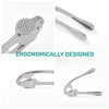 HiramWare Garlic Press, Premium Rust Proof Kitchen Garlic Mincer Crusher