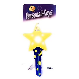 Ilco Star Shape Personali-Key KW1 House Key Blank