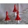 Jingle Bells Lauscha Christmas Tree Decoration Mushroom Gnome White /