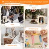 Wooden Picture Frames for Crafts 30 Pcs DIY Wood Frame
