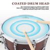 EASTROCK Snare Drum 14 X6.5 Inches Reddish Brown Texture Finish
