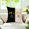 Hasodeo 21st Wedding Anniversary Gifts Pillowcase 45x45 Original Gifts for