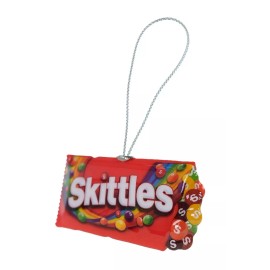 RUZ Skittles Candy Ornament, 4 inches Wide, Faux Food, Plastic,Red, Novelty Ornament