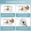 SHINESTAR 3.5 Feet Universal Gas Grill Regulator and Hose with