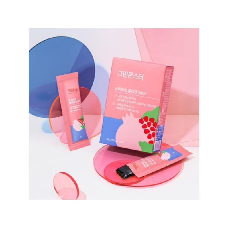 GREEN MONSTER Premium Collagen 5000 20g*15sticks