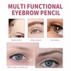 2 Brochas Multifunción para Cejas, Brocha Cuadrada En Ángulo para