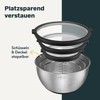SILBERTHAL Stainless Steel Bowl with Lid - 700 ml Mixing