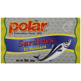 MW Polar Sardines, Mustard, 3-Ounce (Pack of 24)