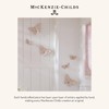 MACKENZIE-CHILDS Butterfly Duo, Hanging Butterfly Wall Decor, Pink-and-White Rosy Check,