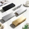 LANC 8" Small Floating Shelf for Wall Storage, Stainless Steel
