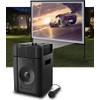 ION Projector Bluetooth 30-150" Battery Indoor-Outdoor-Karaoke-Speaker HDMI (Renewed)