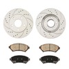 PHILTOP Front Brake Pads and Rotors kit Fit for Pontiac