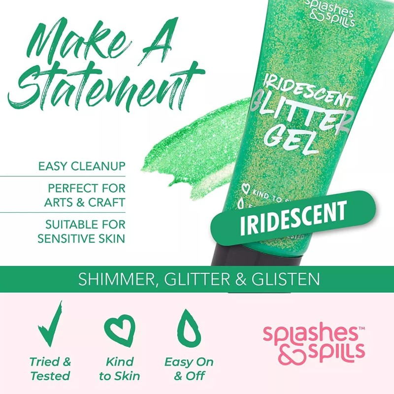 Splashes And Spills - Gel De Pintura Corporal Con Purpurina