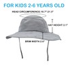 Magracy Kids Adventure Mesh Sun Hat Wide Brim UPF 50+