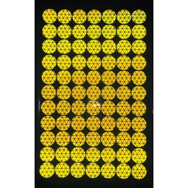 77 Oralite Reflective 3/4" V98 Dots Stickers Reflective Safety Tape Orafol V98 (750+ Candelas) Prismatic Circles