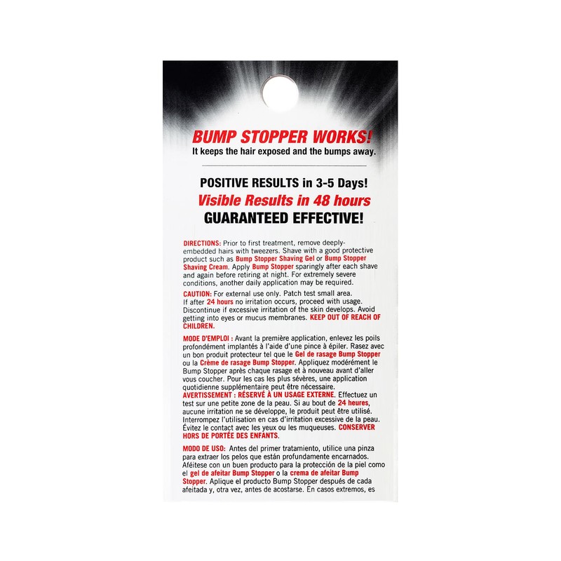 Bump Stopper-2 Razor Bump Treatment, Double Strength Formula - .5
